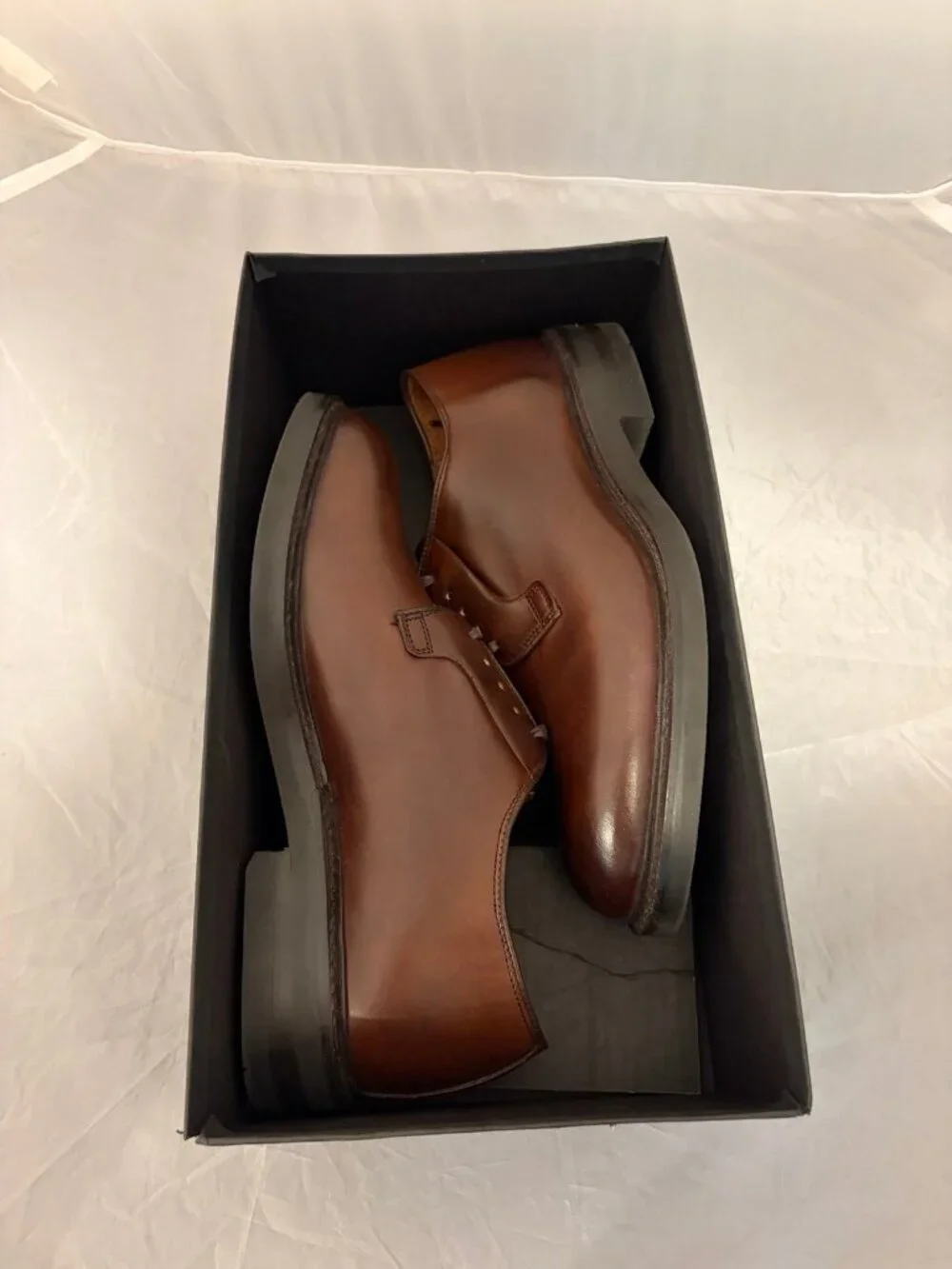 Allen Edmonds Drake Mahogany LE leather brown men’s dress shoes size 9 3E 6562S